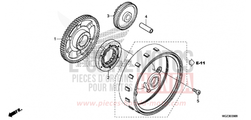 EMBRAYAGE DE DEMARRAGE CBR500RAD de 2013